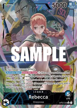 Rebecca (Alternate Art) (OP04-039 L)