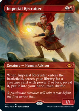 Imperial Recruiter [#314 Alternate-Art Borderless] (MH2-M)