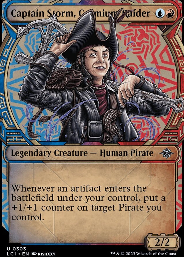 Captain Storm, Cosmium Raider [#0303 Showcase] (LCI-U)