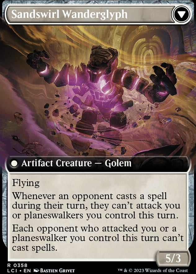 Unstable Glyphbridge // Sandswirl Wanderglyph [#0358 Extended Art] (LCI-R)