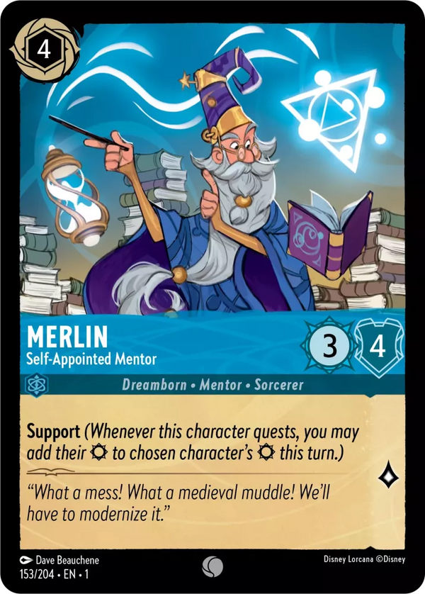 Merlin - Self-Appointed Mentor (The First Chapter 153/204) Common - Near Mint