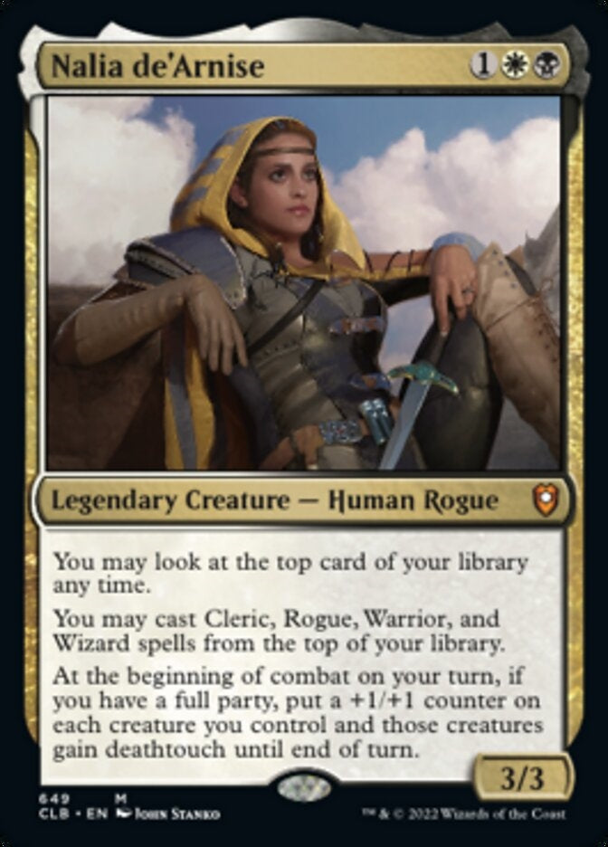Nalia de'Arnise [#649 Commander Decks] (CLB-M-FOIL)