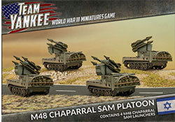 Flames of War: Team Yankee WW3: Israeli (TIBX07) - M48 Chaparral SAM Platoon