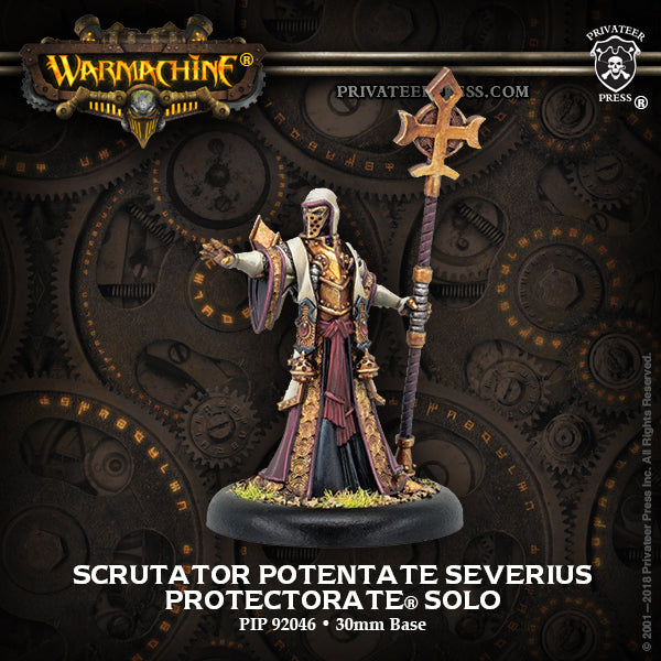 Warmachine: Protectorate - Potentate Severius, Character Solo (Metal / Resin)