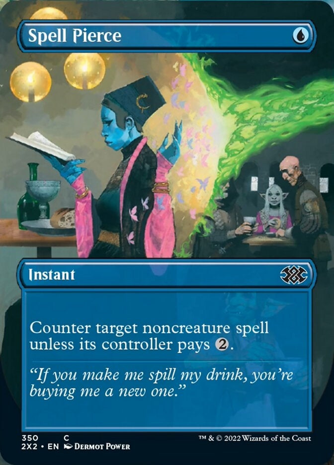 Spell Pierce [#350 Alternate-Art Borderless] (2X2-C)