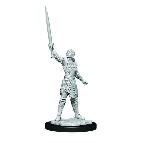 Critical Role: Unpainted Miniatures - Human Dwendalian Empire Fighter Female W1