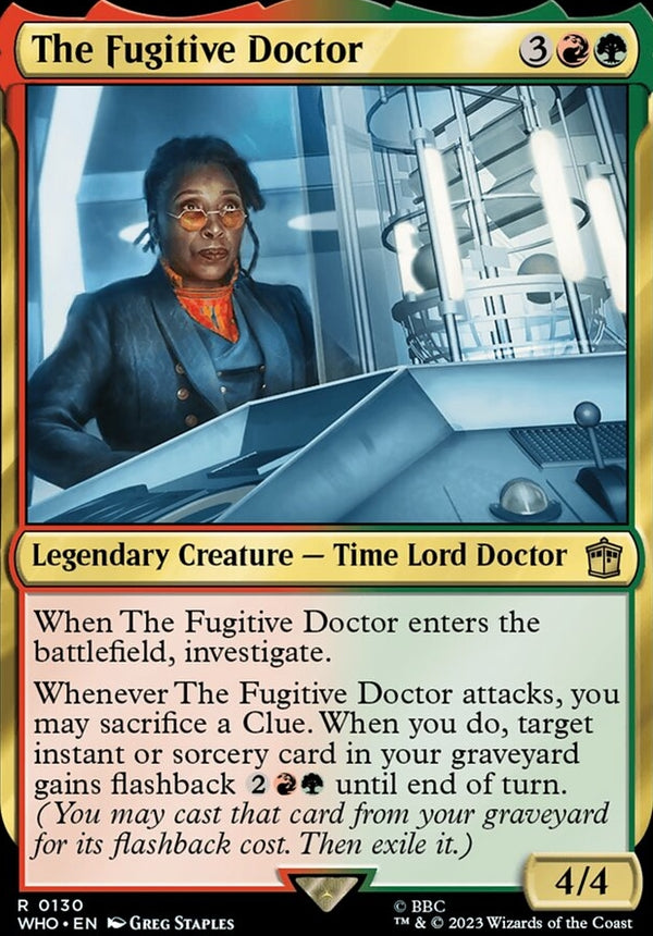 The Fugitive Doctor [#0130 New Cards] (WHO-R)