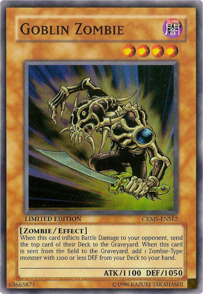 Goblin Zombie (CRMS-ENSE2) Super Rare - Near Mint Limited