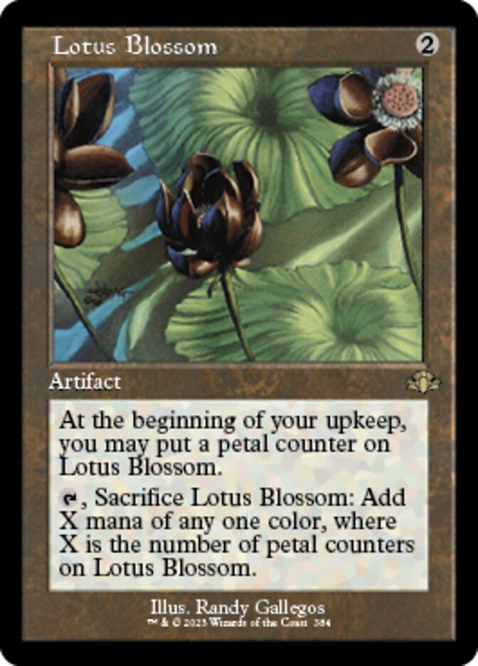 Lotus Blossom [#384 Old Frame Bonus Sheet] (DMR-R)