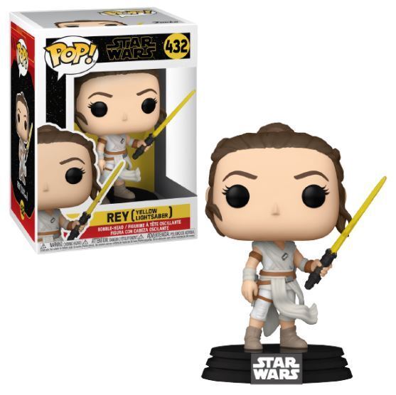 POP Figure: Star Wars Rise ofSkywalker #0432 - Rey with Yellow Lightsaber