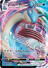 Lapras VMAX - 050/202 (SWSH01) Ultra Rare - Near Mint Holofoil