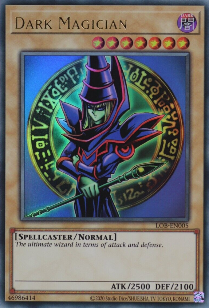 Dark Magician (LOB-EN005 (c) 2020 25th Anniversary) Ultra Rare - Near Mint Unlimited