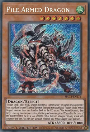 Pile Armed Dragon (HAC1-EN174) Limited Edition