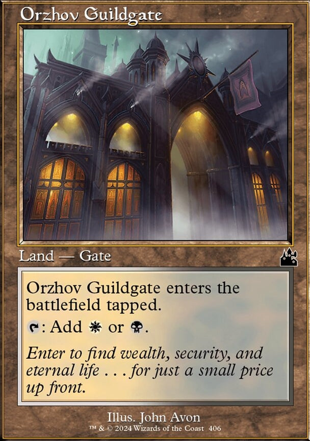Orzhov Guildgate [#0406 Retro Frame] (RVR-C)