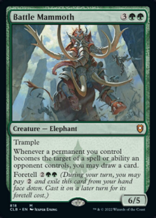 Battle Mammoth [#818 Commander Decks] (CLB-M)