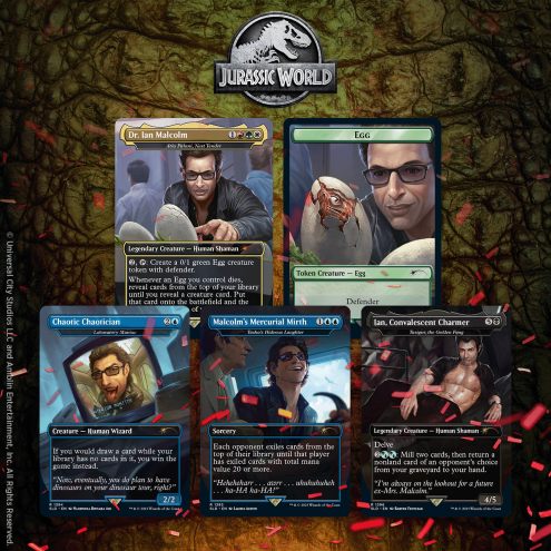 MTG: Secret Lair x Jurassic World: Dr. Ian Malcolm
