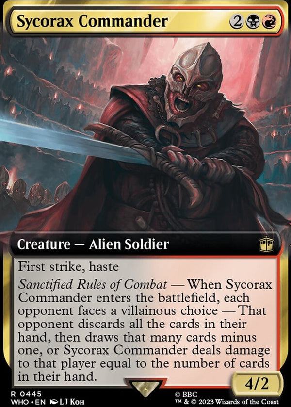 Sycorax Commander [#0445 Extended Art] (WHO-R)