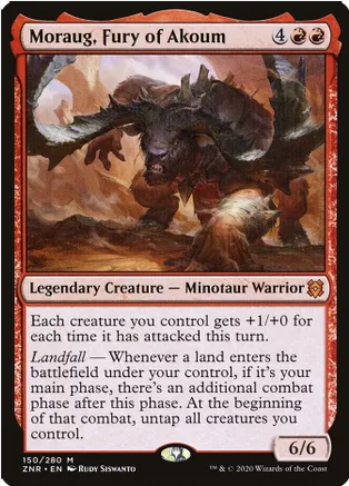 Moraug, Fury of Akoum (ZNR-M-FOIL)
