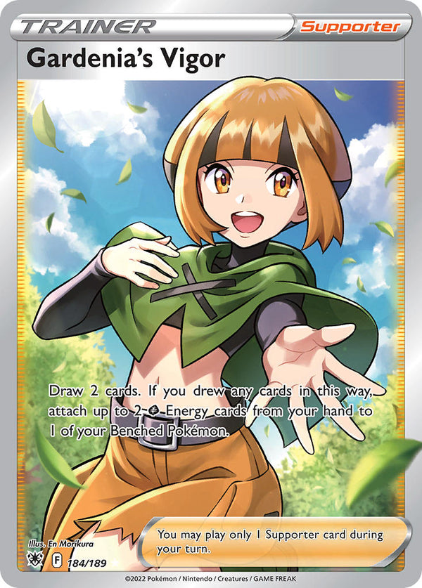 Gardenia's Vigor (Full Art) - 184/189 (SWSH10) Ultra Rare - Near Mint Holofoil