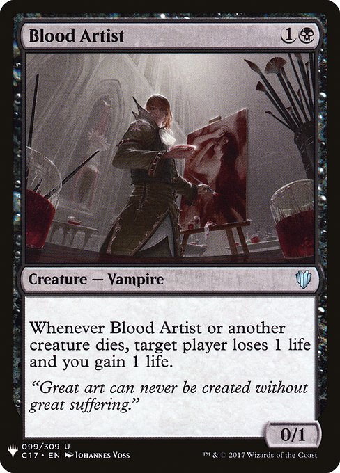 Blood Artist [Mystery Booster #0581] (C17-U)