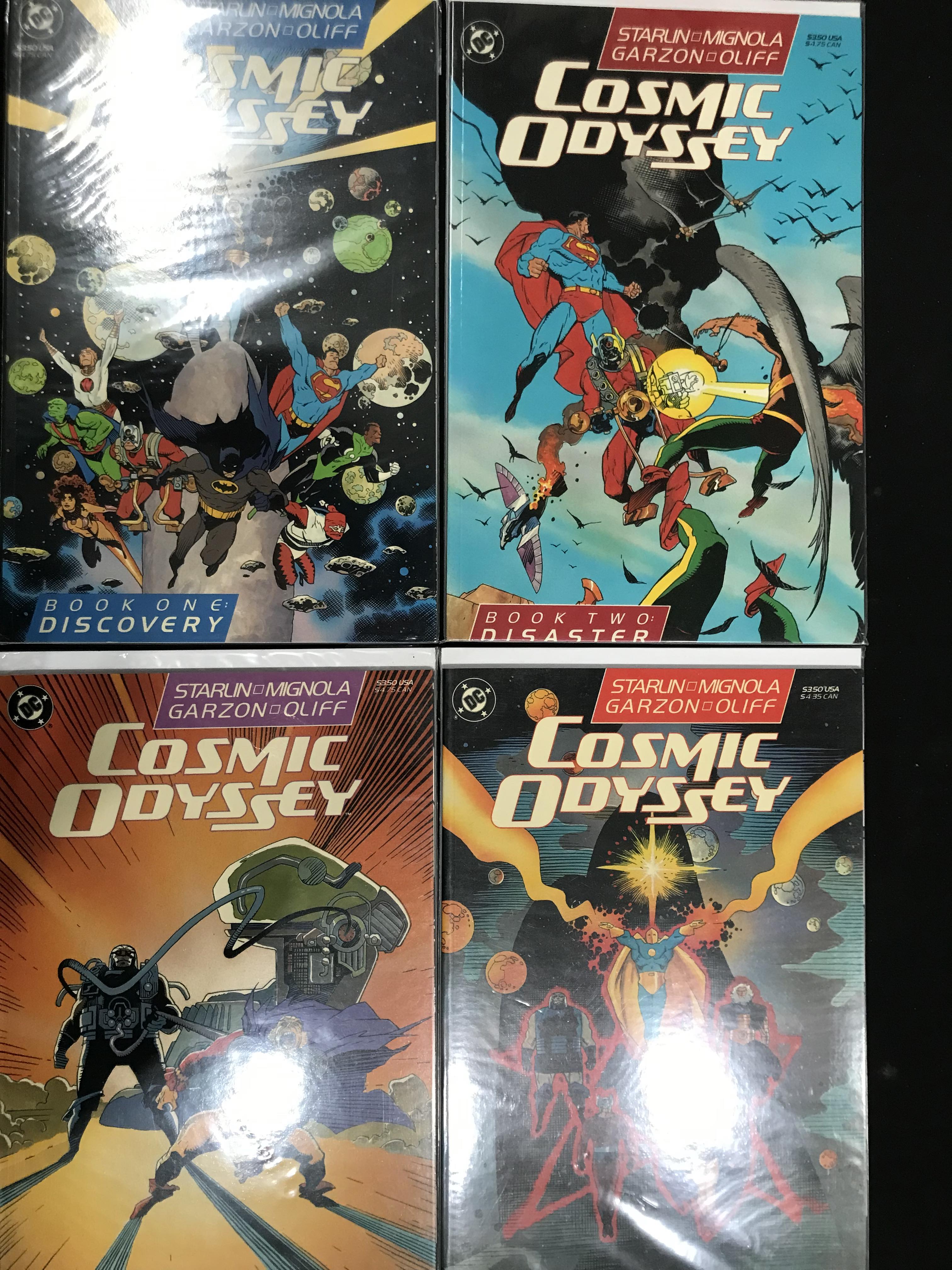 Comic Odyssey (1988 Series) #1-4 (Complete Series) Comic Bundle