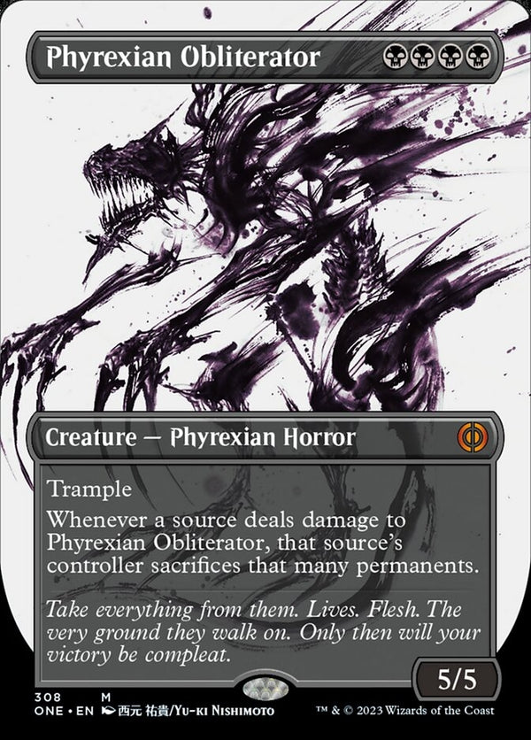 Phyrexian Obliterator [#308 Showcase] (ONE-M)