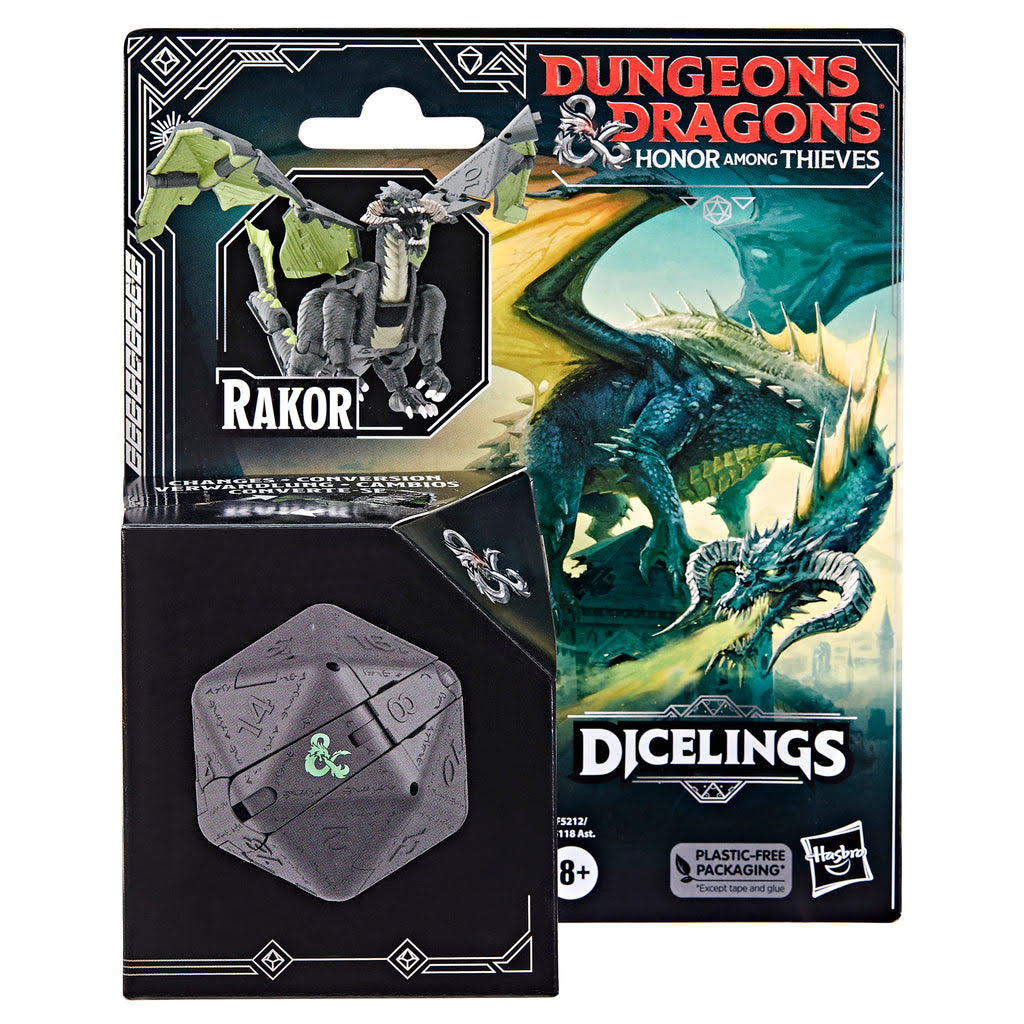 D&D Honor Among Thieves: Dicelings - Rakor (Black Dragon)