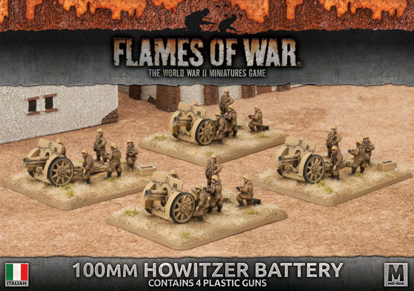 Flames of War: WWII: Italian (IBX12) - 100mm Howitzer Battery