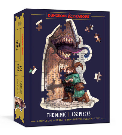 Dungeons & Dragons Mini Shaped Jigsaw Puzzle: The Mimic Edition 102-Piece