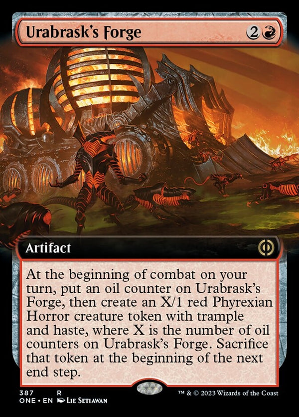 Urabrask's Forge [#387 Extended Art] (ONE-R)