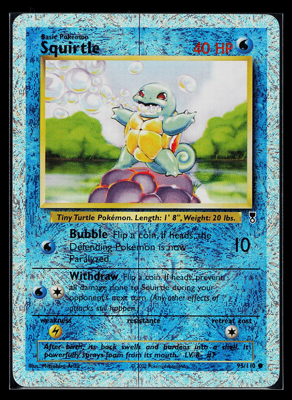 Squirtle (95/110) Reverse Holo - Heavy Play