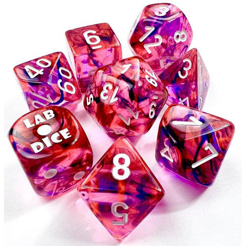 CHX30057: Nebula - Poly Set Black Light Special w/white (7) (Lab Dice 6)