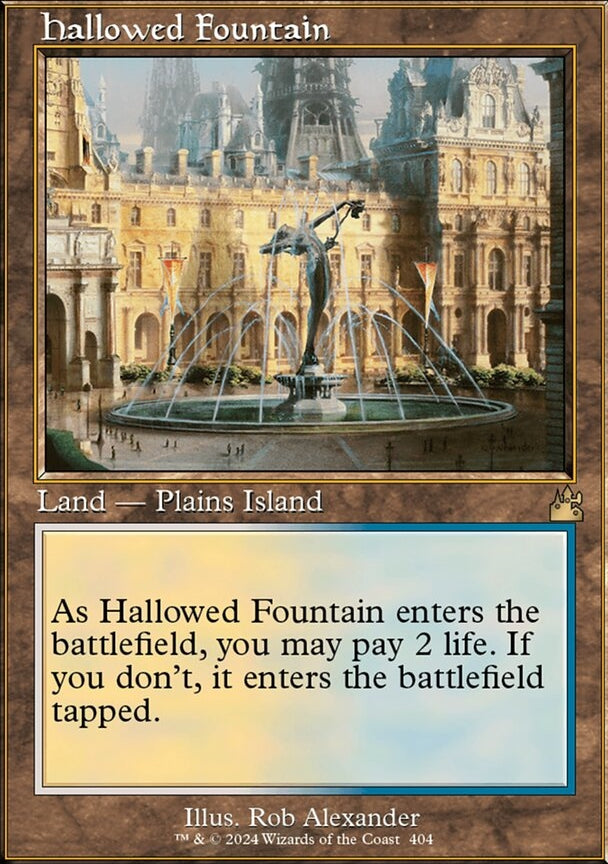 Hallowed Fountain [#0404 Retro Frame] (RVR-R)