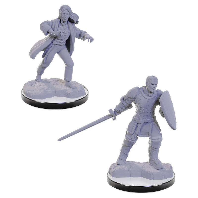 D&D: Nolzur's Marvelous Miniatures - Reborn Paladin & Reborn Warlock W22