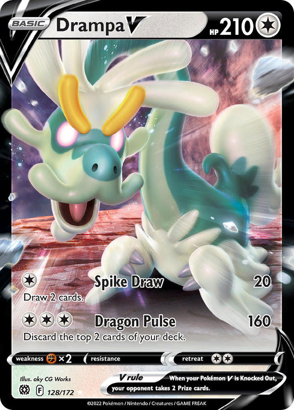 Drampa V - 128/172 (SWSH09) Ultra Rare - Near Mint Holofoil