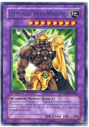 Elemental Hero Wildedge (DP03-EN010) Rare - Heavy Play 1st Edition