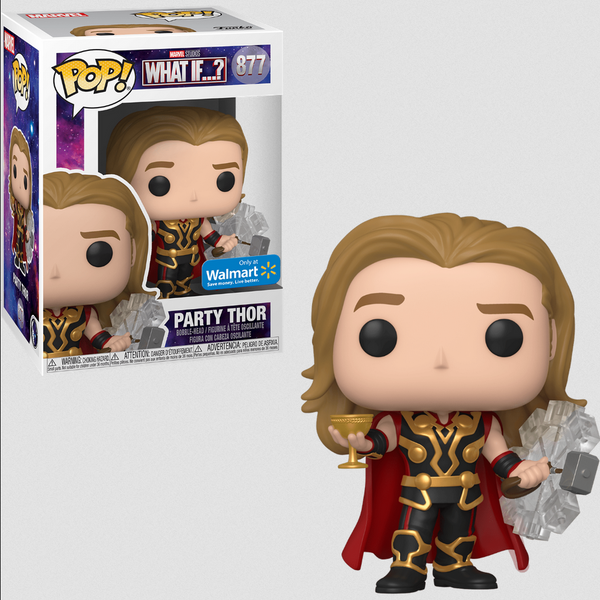 POP Figure: Marvel What If #0877 - Party Thor (Walmart)