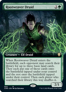 Rootweaver Druid [#684 Extended Art] (CMR-R)