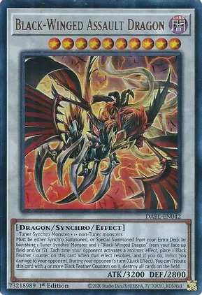 Black-Winged Assault Dragon (DABL-EN042) 1st Edition
