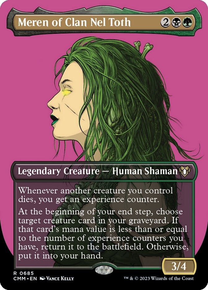 Meren of Clan Nel Toth [#0685 Borderless Profile] (CMM-R)