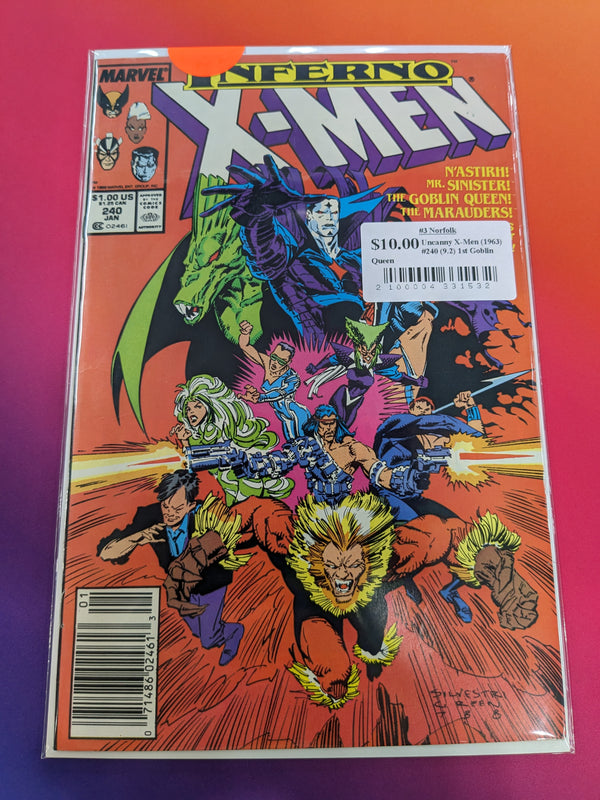 Uncanny X-Men (1963 Series) #240 (9.2) 1st Goblin Queen