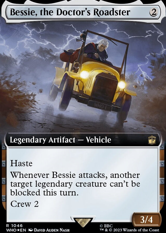 Bessie, the Doctor's Roadster [#1046 Surge Foil Extended Art] (WHO-R)