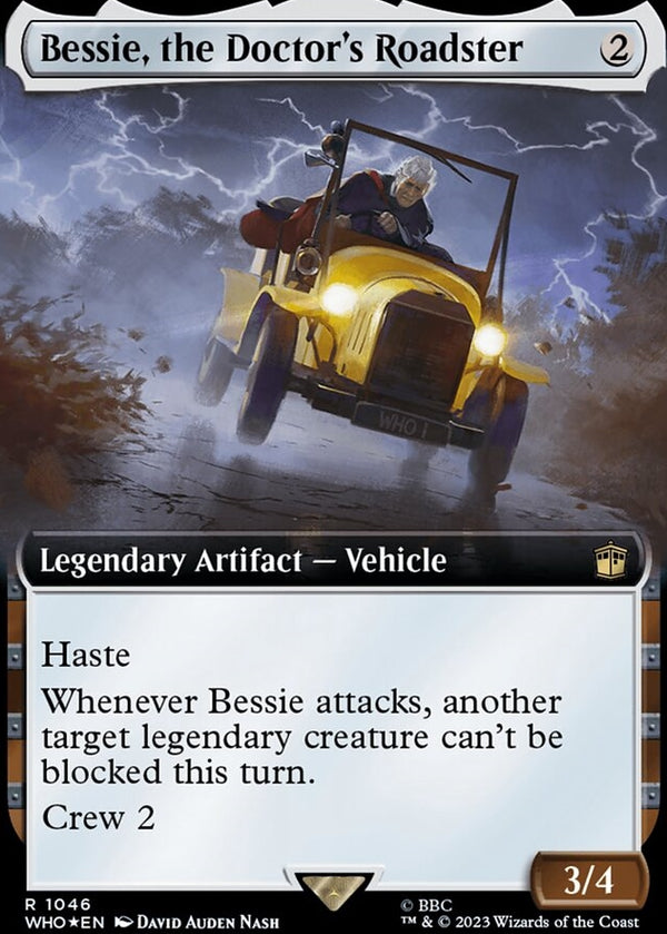 Bessie, the Doctor's Roadster [#1046 Surge Foil Extended Art] (WHO-R)