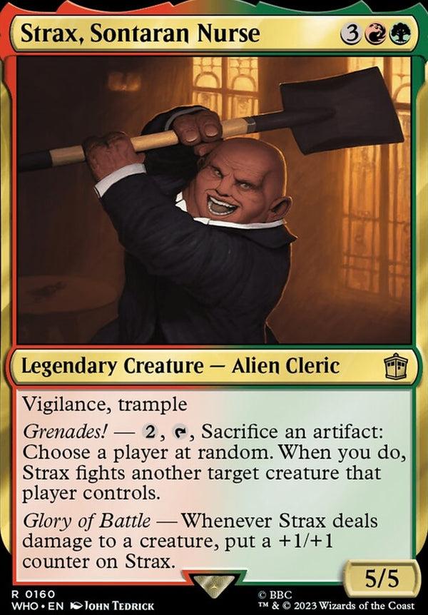 Strax, Sontaran Nurse [#0160 New Cards] (WHO-R)