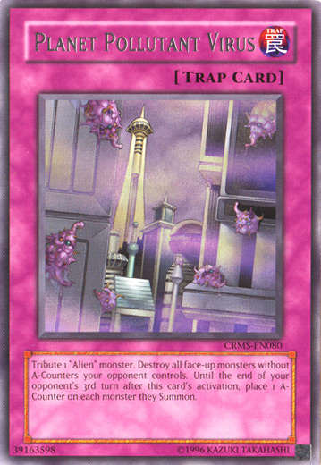 Planet Pollutant Virus (CRMS-EN080) Rare - Near Mint Unlimited