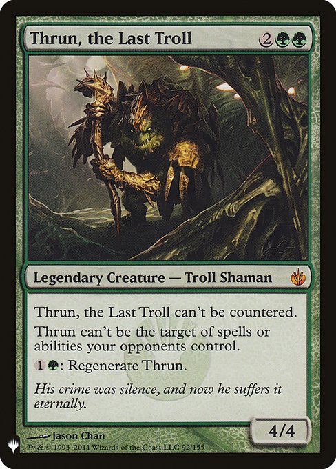 Thrun, the Last Troll [Mystery Booster #1358] (MBS-M)