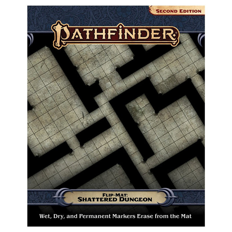 Pathfinder 2nd Edition RPG: Flip-Mat - Shattered Dungeon