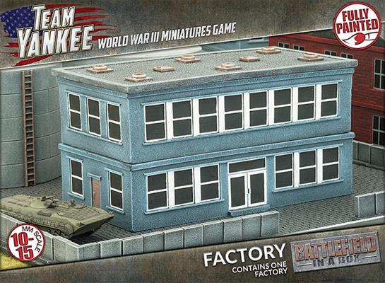 Flames of War: Team Yankee WW3: Battlefield in a Box (BB192) - Factory Building (Fully Painted)