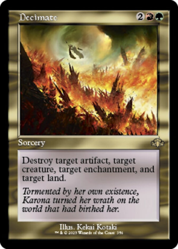 Decimate [#356 Old Frame Bonus Sheet] (DMR-R)