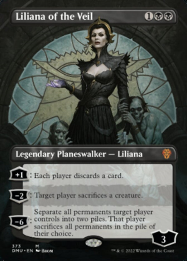 Liliana of the Veil [#373 Borderless Planeswalkers] (DMU-M)